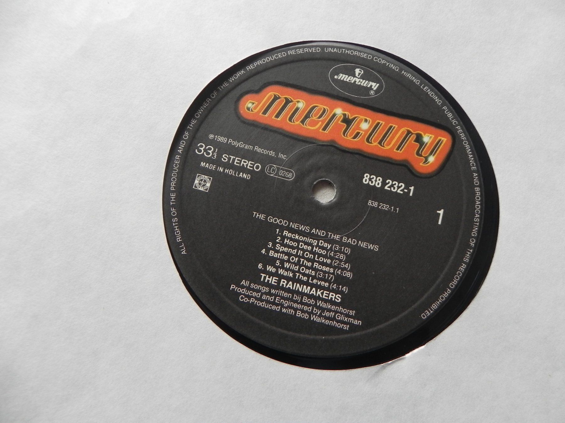 Schallplatten: LP USA Rock Band Rainmakers 1989 – Gebraucht aus Siebnen von krimsie 2