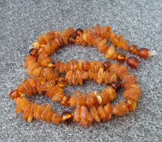 ♥ KETTE / Baltischer Bernstein / roh - gesund ♥