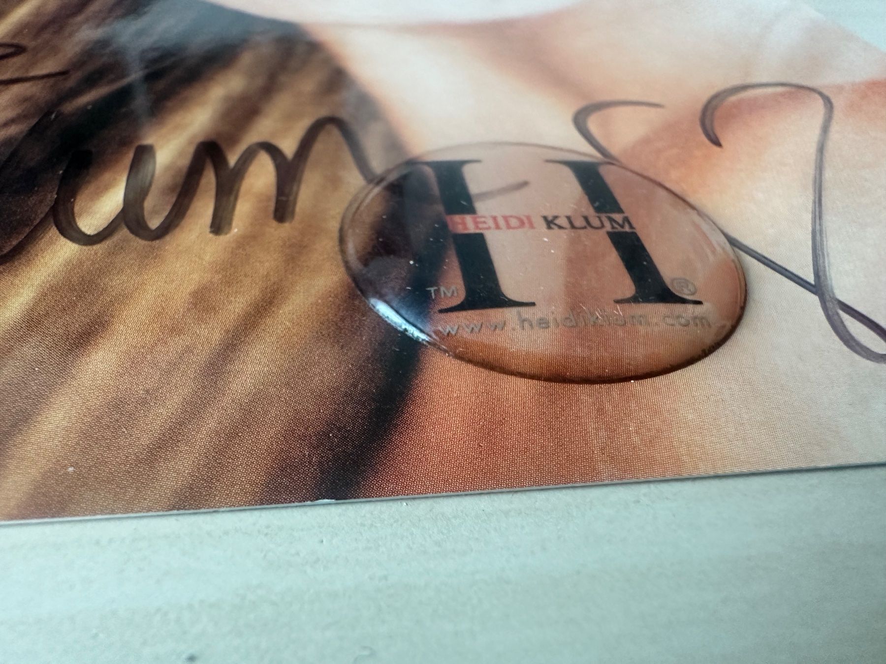 Autografi: Heidi Klum Autogramm mit Siegel – Usato da Bülach venduto da Jubet 1
