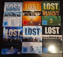 LOST Die komplette Serie DVD Boxen 1-6 guter Zustand