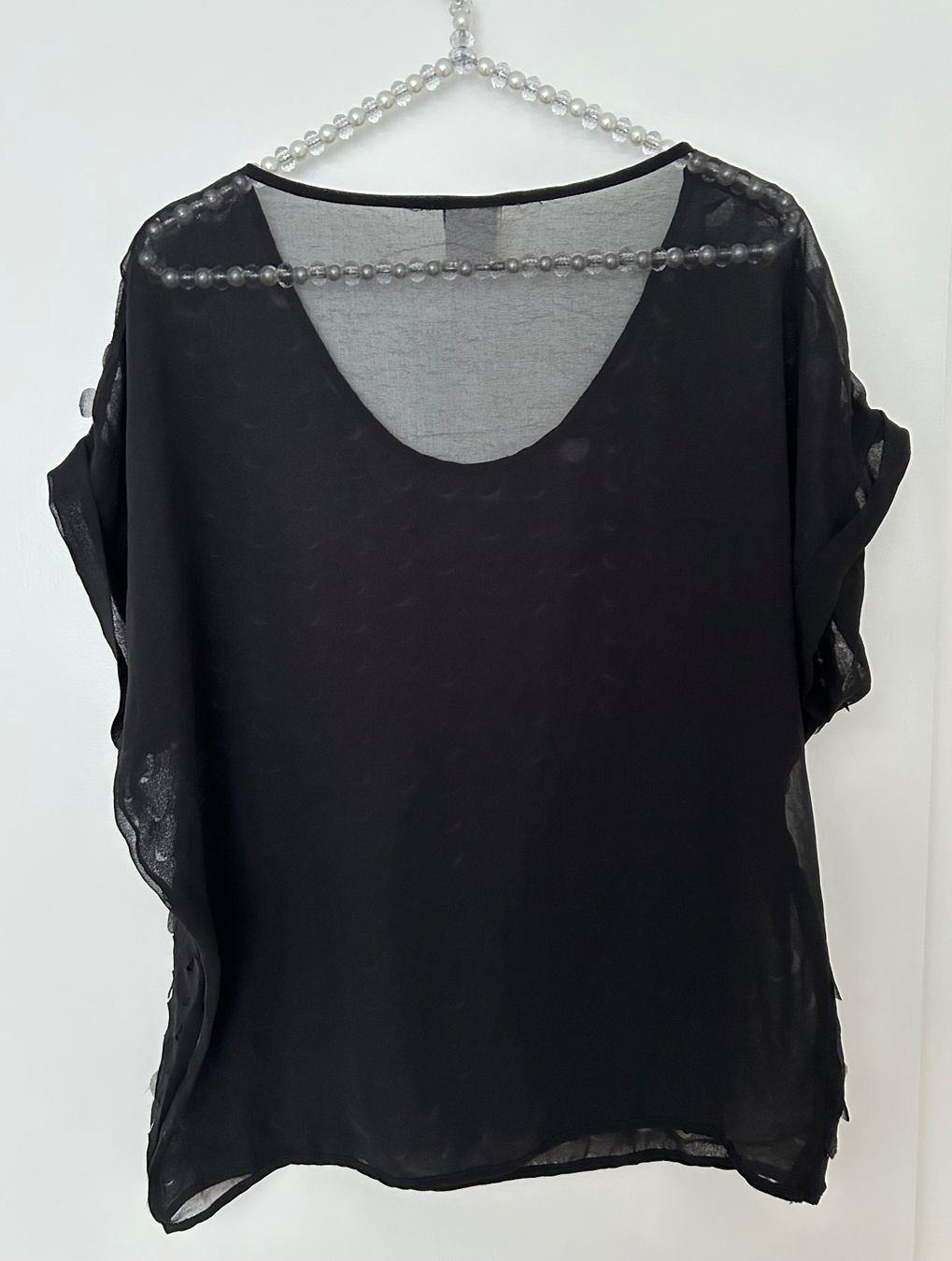 Camicette: Object Bluse schwarz Gr.40 - Elegant & Luftig – Usato da Horn venduto da Resvi 2