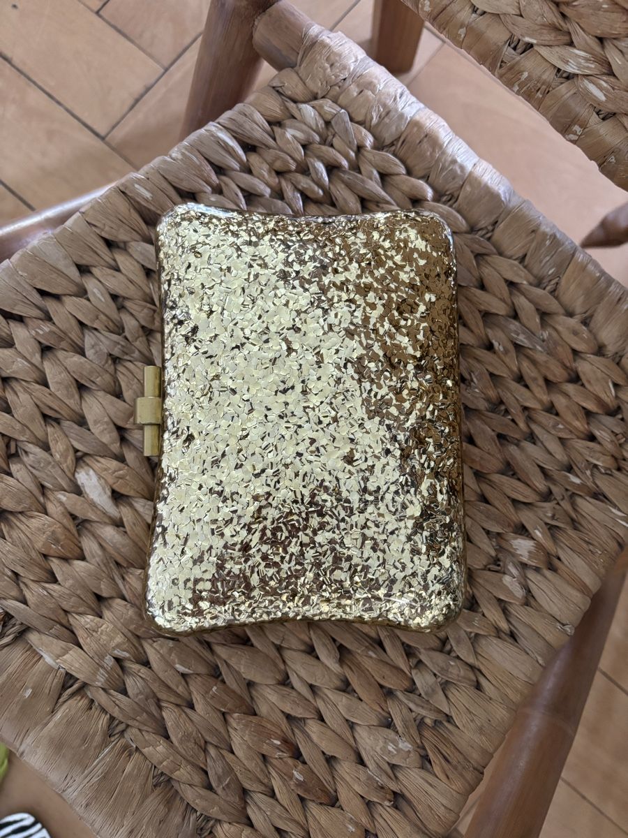 Zara Borse da donna: Clutch golden/pailletten – Nuovo (secondo la descrizione) da Bern venduto da Charlot19 2