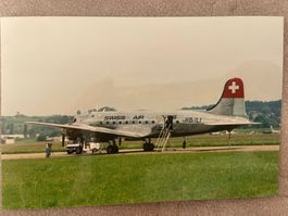 DC-4 Swiss Air Lines HB ILI 50 Jahre Transatlantik Jubiläum