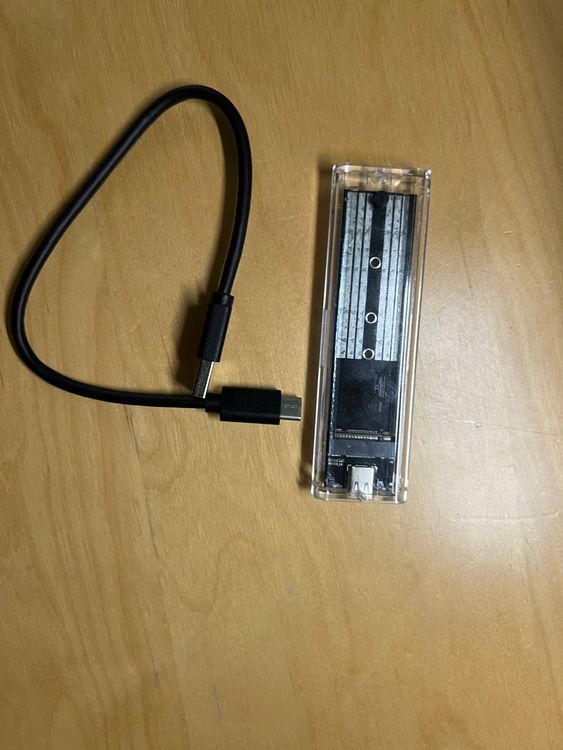 M.2 SSD SATA Hard Disk External SSD Case (Gebraucht) in Binningen für ...