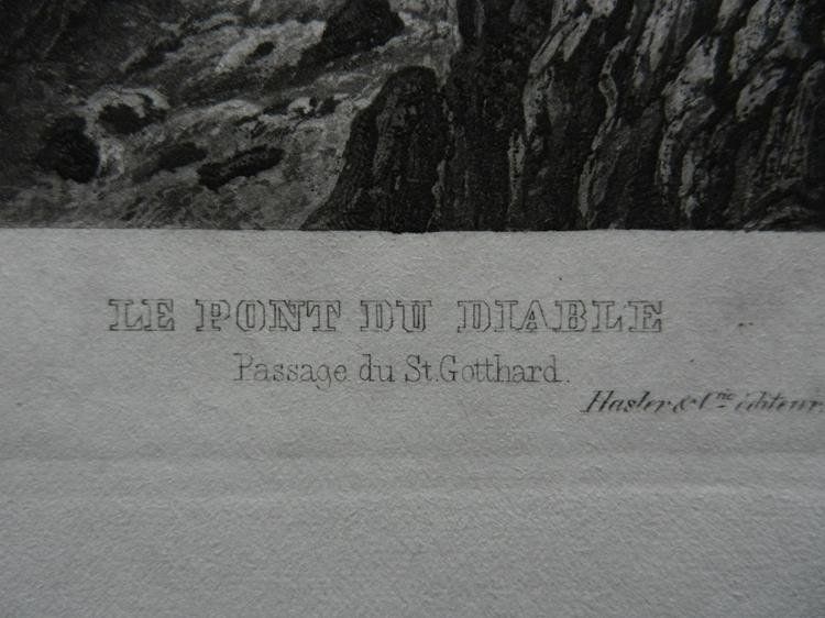 Incisioni: Le pont Diable Teufelsbrücke – Usato da Risch venduto da Rischli15 2