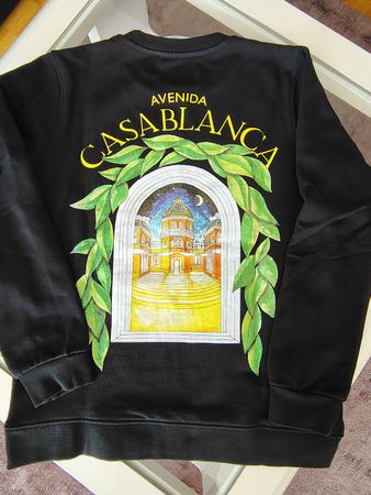 Casablanca Sweatshirt Avenida schwarz Grösse S Neu