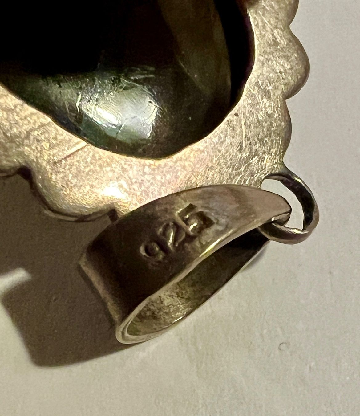 Ciondoli: Silber-Anhänger mit Labradorit-Stein – Usato da Chur venduto da Penting1935 4