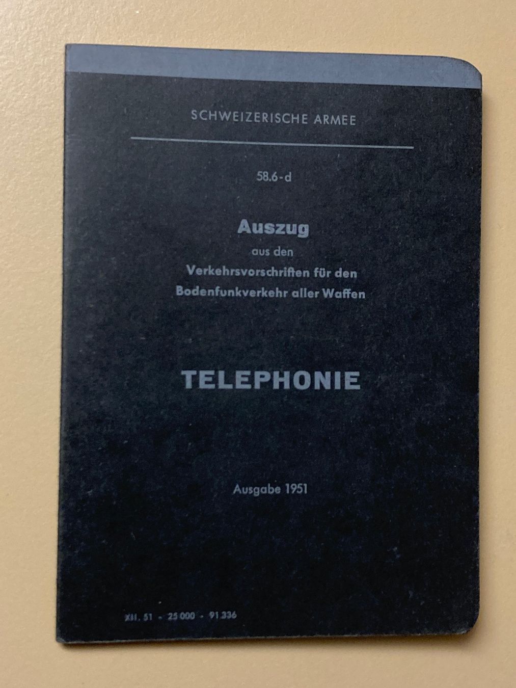 Libri: Reglement: Telephonie - Schweizer Armee – Usato da Brütten venduto da Hst1