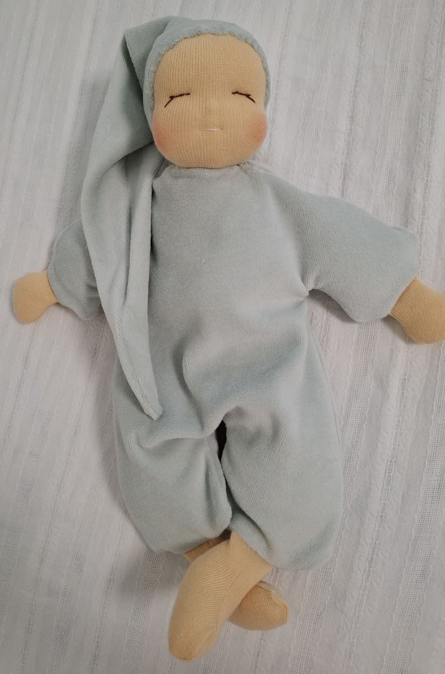 Bambole: Stoffpuppe Lampi nach Waldorf Art – Nuovo (secondo la descrizione) da Port venduto da elarte 4
