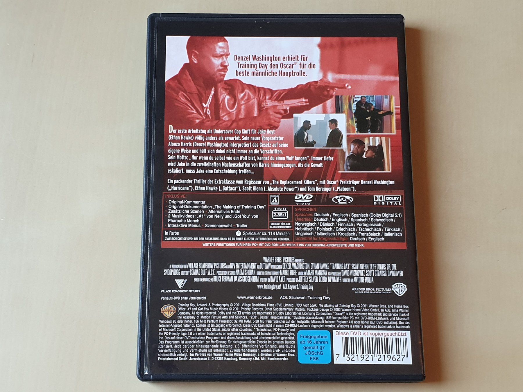 Alle DVDs: Training Day – Gebraucht aus Stansstad von collectorsshop 1