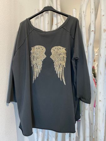 Oversize Shirt Capucine - Grösse 38-46 / Grau