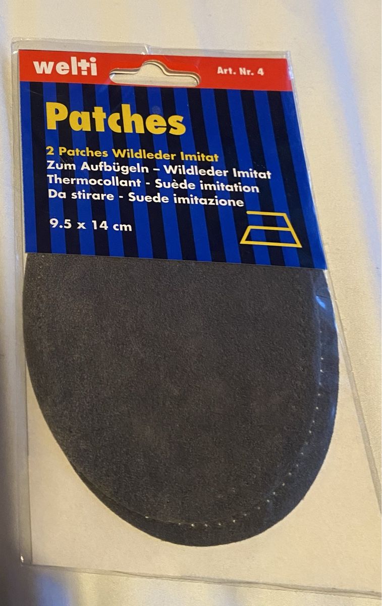 Toppe: Patches in zwei verschiedenen Farben – Nuovo e nell'imballaggio originale da Lugano venduto da mariavenezia