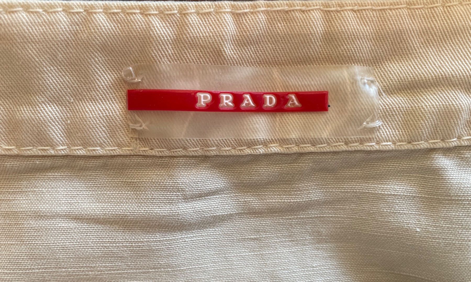Prada Röcke: Baumwoll-Leinen-Jupe von Prada, Grösse 42 – Gebraucht aus Balzers von Golf-Lady 2