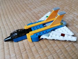 LEGO Creator # 31042  Flugzeug Jet mit 3 Anleitungen