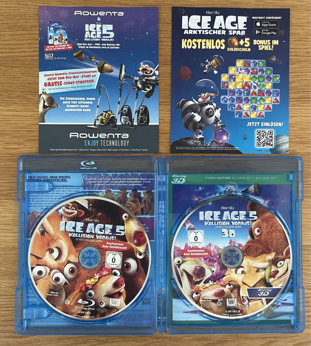 Tutti i DVDs: BLU-RAY - Ice Age 5 (2D / 3D) – Usato da Eglisau venduto da felix_ch 2