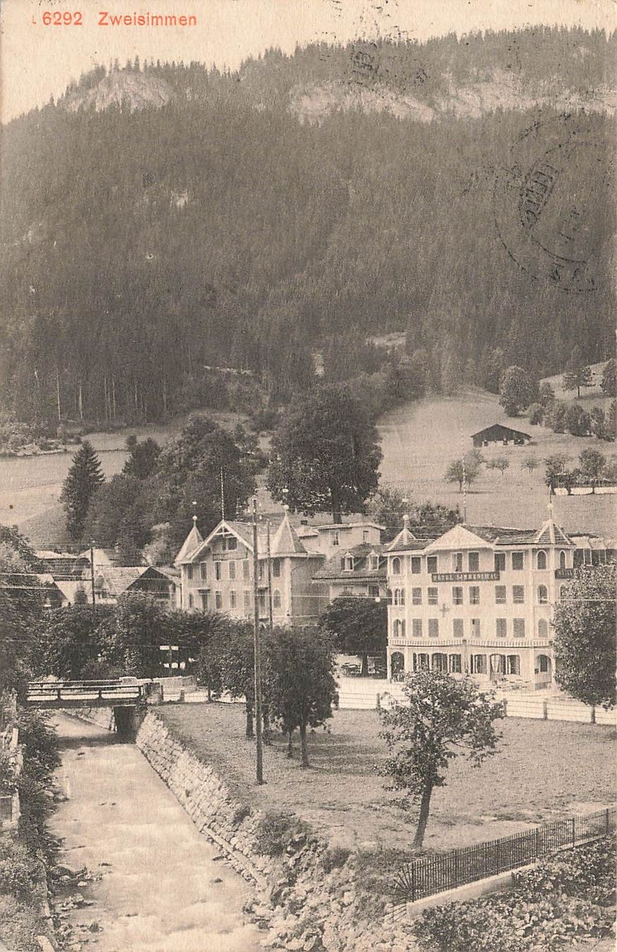 Ansichtskarten: Zweisimmen – Gebraucht aus Biasca von Blenio71