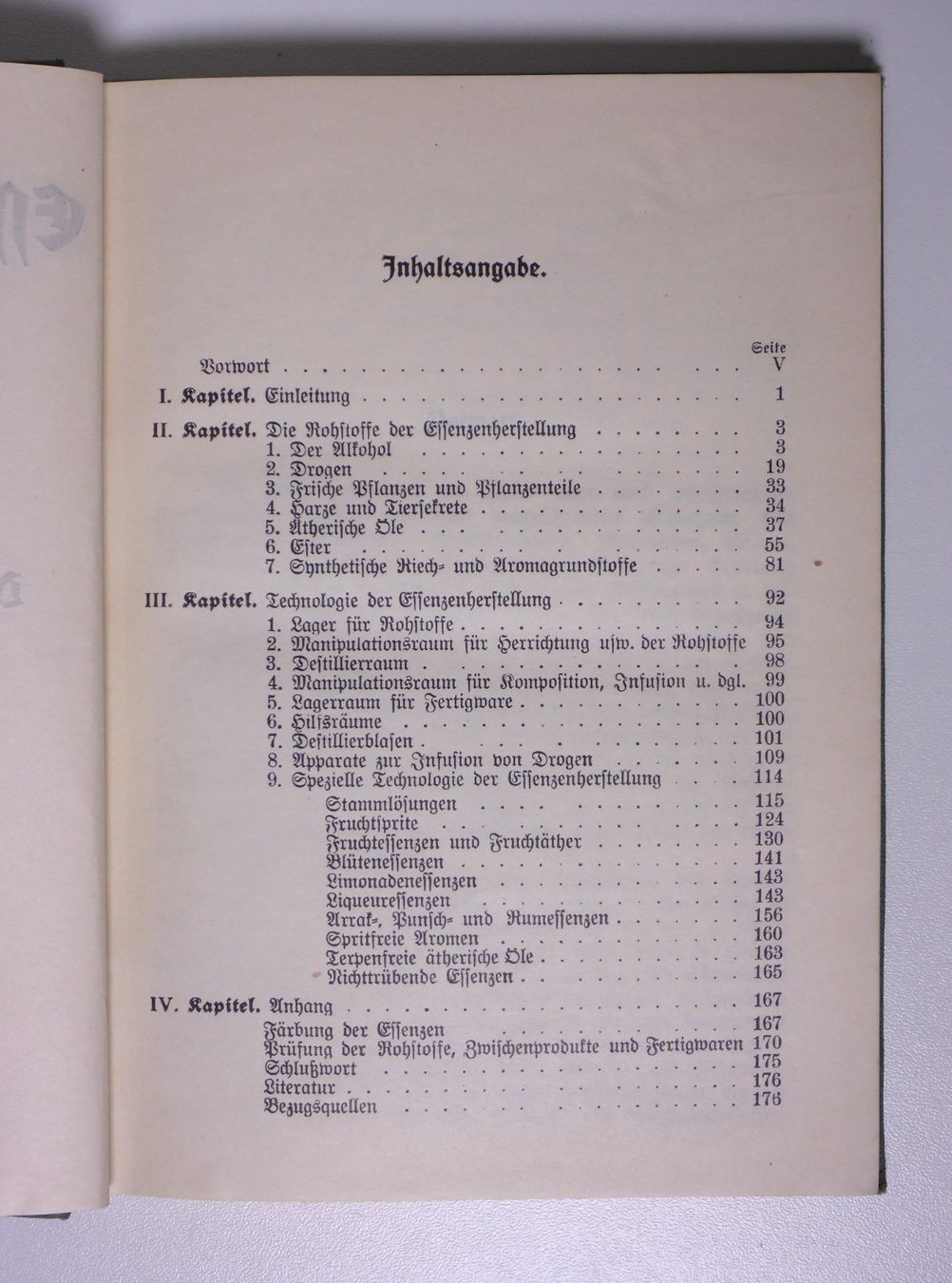 Bücher: Otto Gerhardt: Essenzen und Aromen. 1925. – Gebraucht aus Erschwil von taglang 2