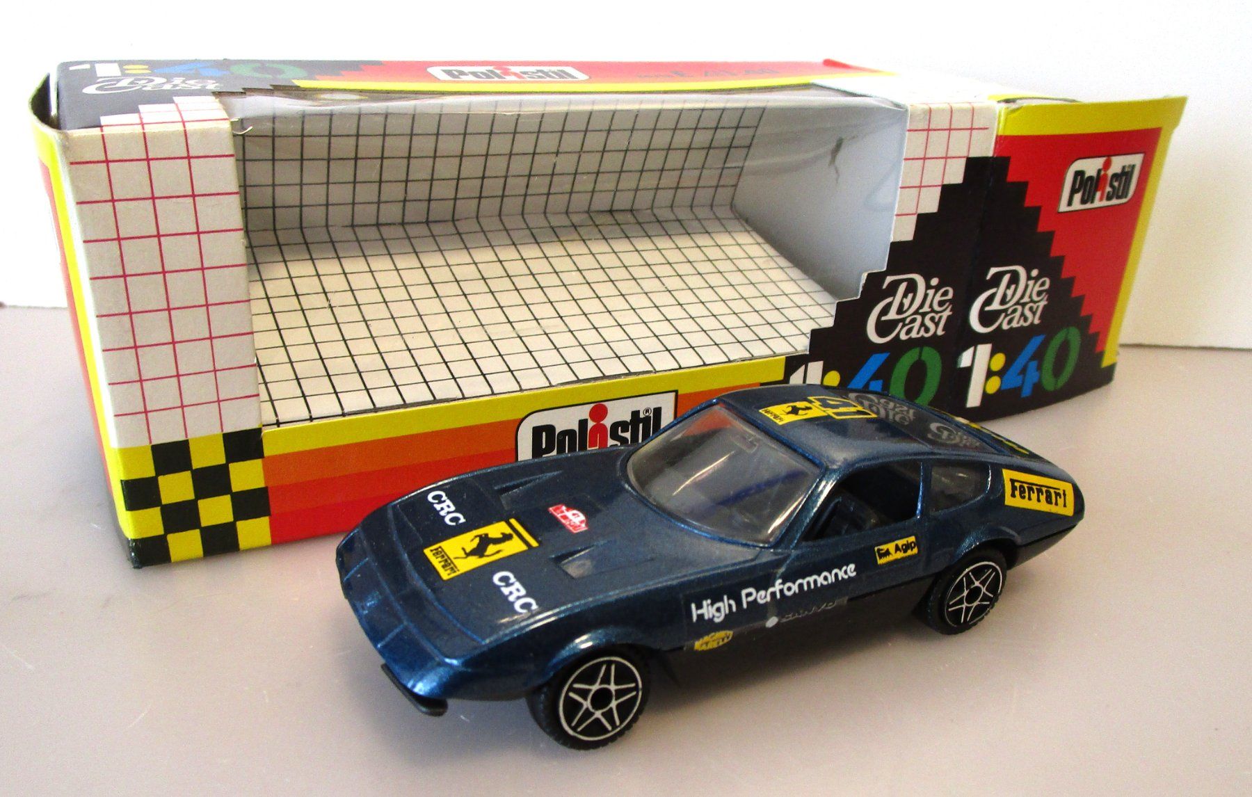 Polistil Modellini d'auto: POLISTIL FERRARI 365 GTB/4 DAYTONA - E 2002 – Nuovo e nell'imballaggio originale da Chêne-Bourg venduto da breno56 1