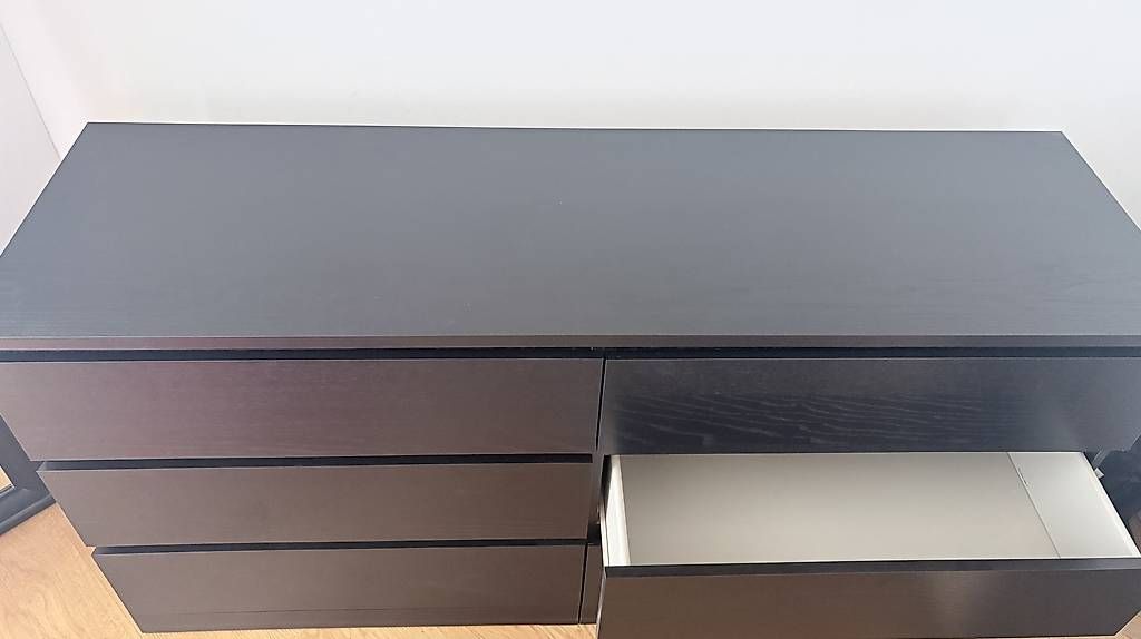 Cassettiere: 2x MALM Kommode Ikea braunschwarz – Usato da Glarus venduto da mgi0811 3