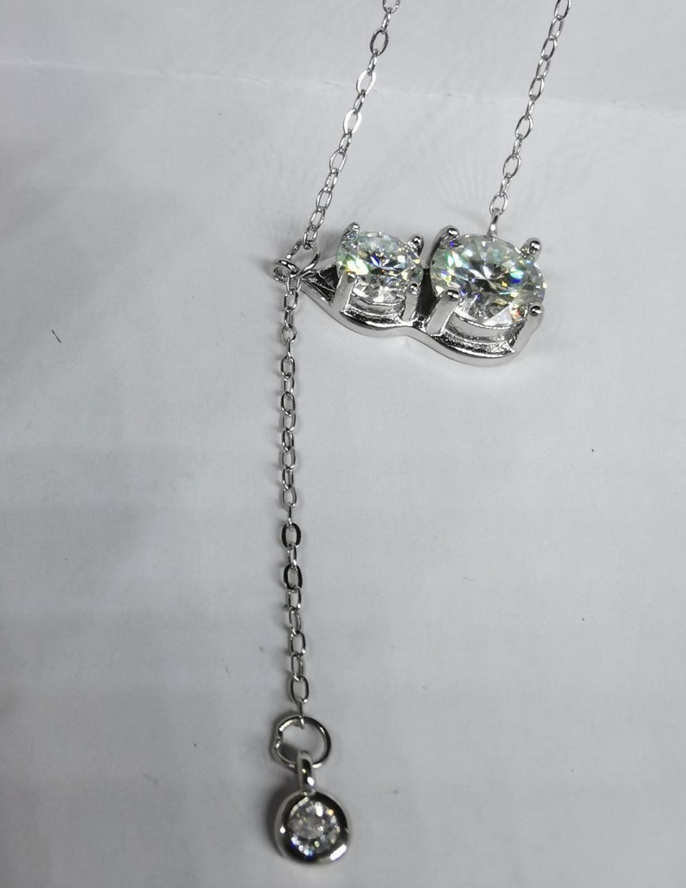 Catenine: Collier argent diamants de moissanite de 1,5 ct certifiés – Nuovo e nell'imballaggio originale da Reconvilier venduto da Tsma67 6