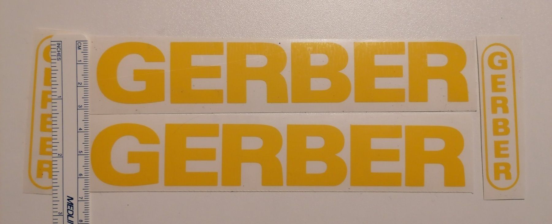 Gerber Pezzi di ricambio: Gerber Sticker Set gelb – Nuovo (secondo la descrizione) da Unterentfelden venduto da xilo01 1
