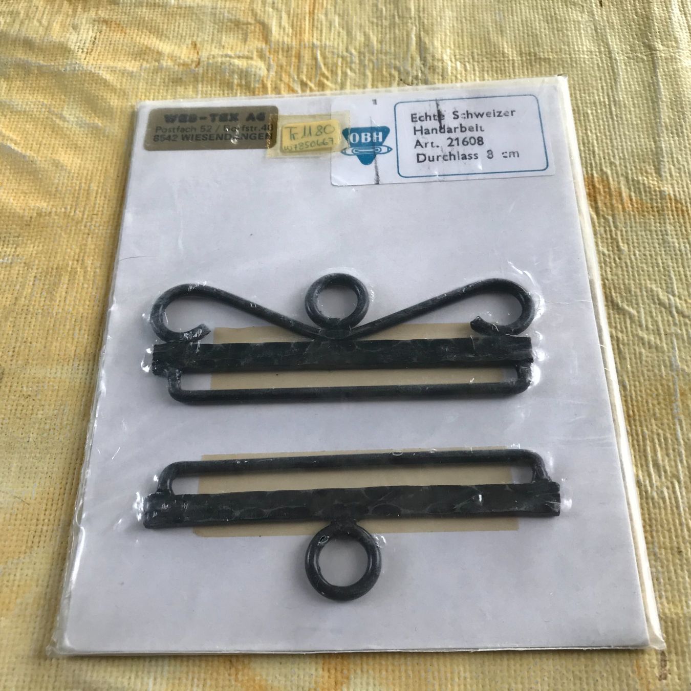 Ferramenta: ECHTE SCHWEIZER HANDARBEIT DURCHLASS 8CM – Nuovo e nell'imballaggio originale da Ostermundigen venduto da crazy-horse-1840