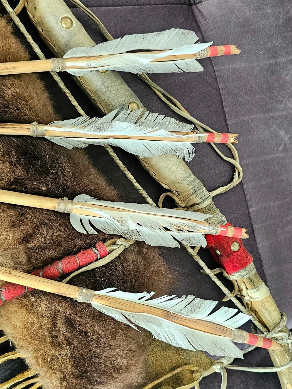 Tiro con l'arco: Original indianischer Bogen mit Pfeilen, handarbeit. – Usato da Neuhausen venduto da Senna4 6