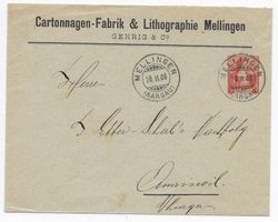 Cartonagen-Fabrik & Lithographie Mellingen 1908