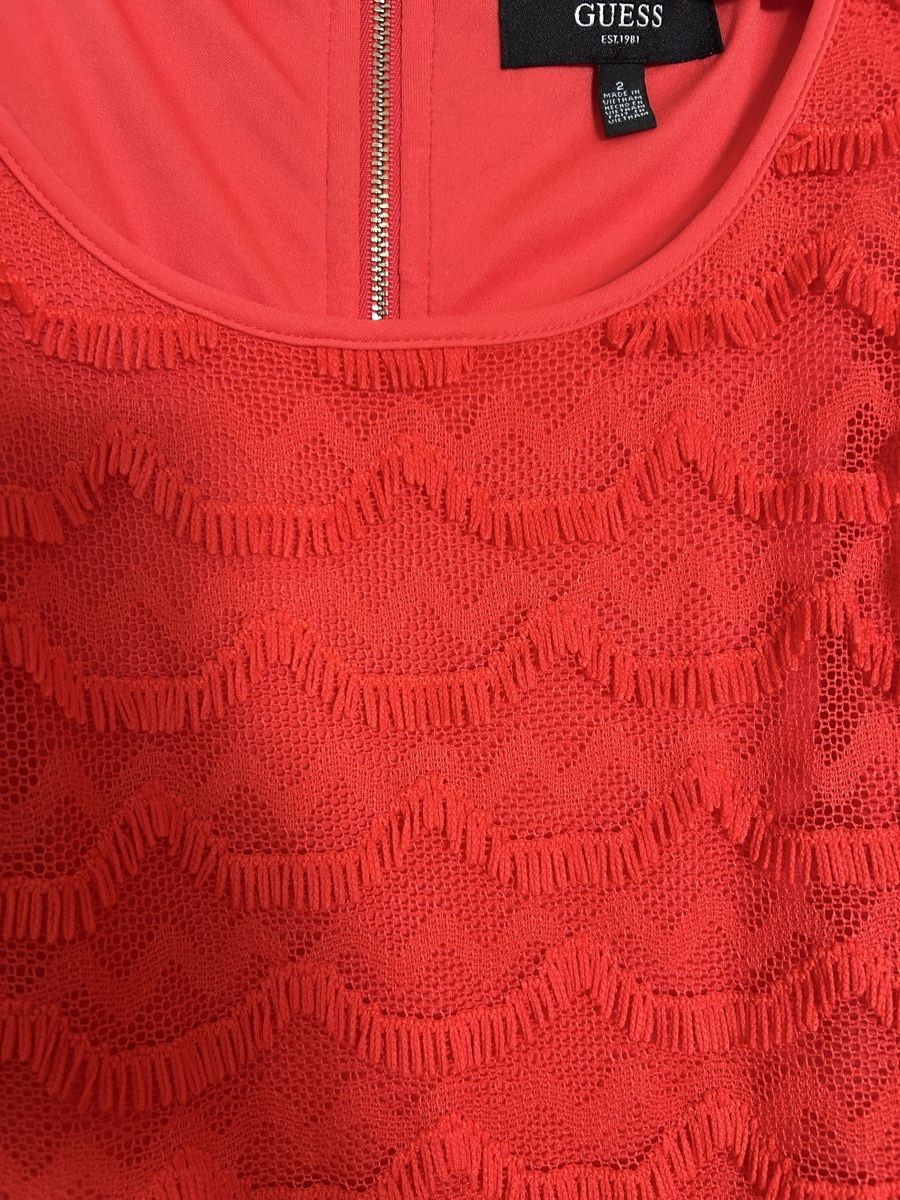 Guess Vestiti: GUESS Kleid Rot – Nuovo (secondo la descrizione) da Opfikon venduto da Sili121 1