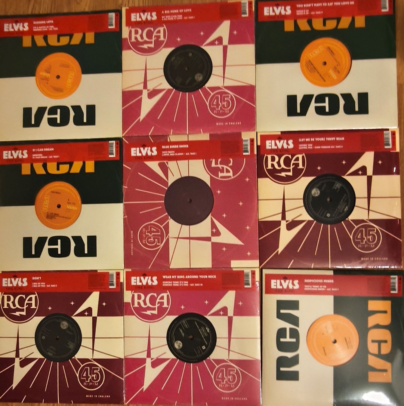 Dischi in vinile: ELVIS THE KING - BOX mit 18 x Singles 10inch Format!!  2007 – Nuovo (secondo la descrizione) da Erlinsbach SO venduto da 400_n956 5