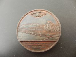 Medaille Genève Inauguration du Pont du Mont-Blanc 1862