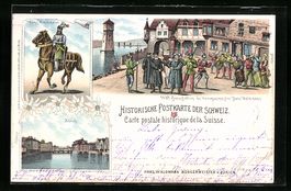 Litho Zürich, Hans Waldmann, 1489 Arres