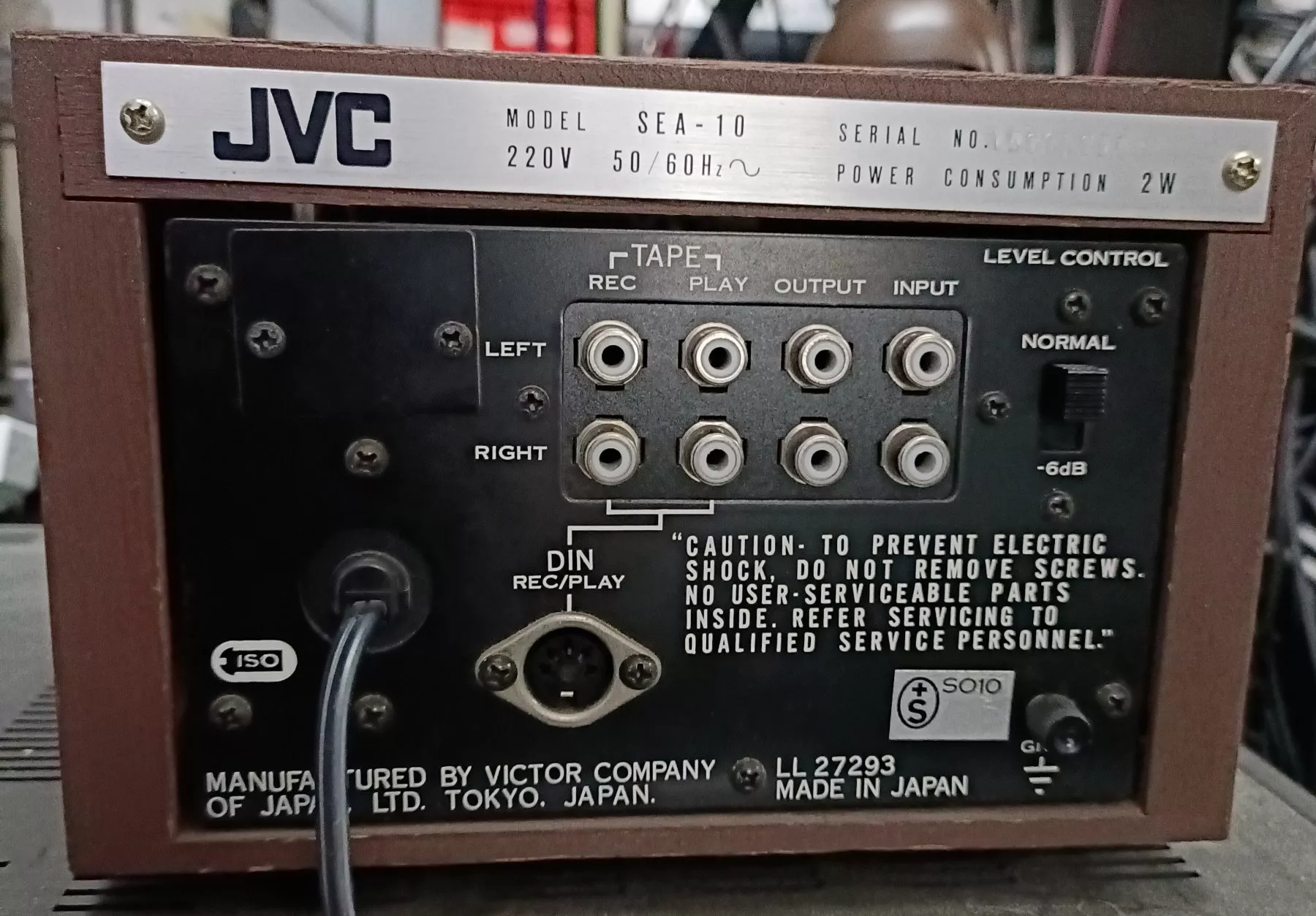 JVC Equalizzatori: JVC SEA-10 EQUALIZER – Usato da Ittigen venduto da Norrelia 1