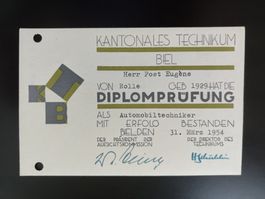 Kantonales Technikum Biel Diplomprfung Automobiltechniker...