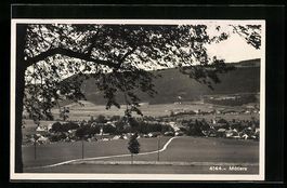 AK Motiers, Ortsansicht mit Umland, 1932