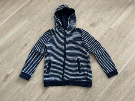 Kapuzenpullover mit Reissverschluss, Grösse 140