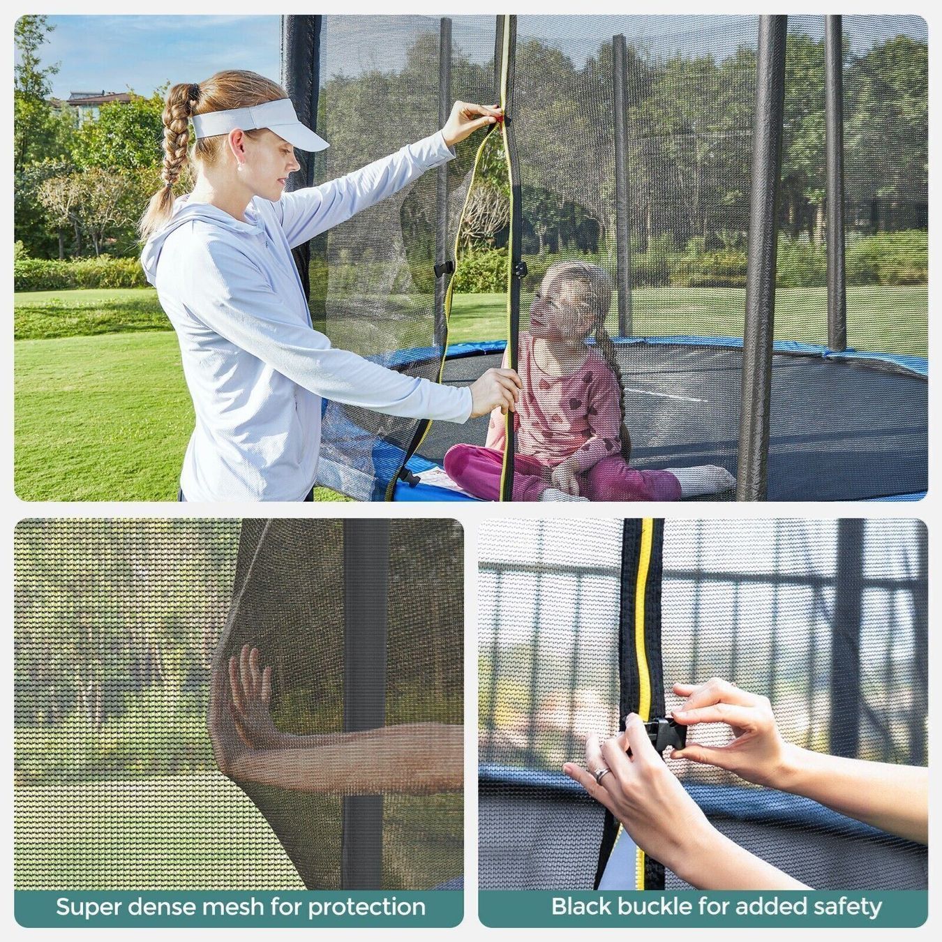 Trampolini: Trampolin  460 6 Stangen Sicherheitsnetz – Nuovo e nell'imballaggio originale da Emmen venduto da RV-Welt 1