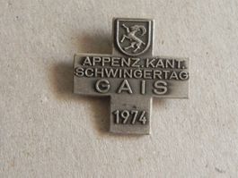 Abzeichen Kant. Schwingfest Schwingen Gais Appenzell 1974