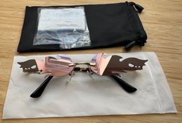 Candy Flame Brille, Gadget, Meme Glasses, Rosa, rose, pink