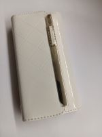 Edles iPhone 5 Portemonnaie, Weiss, Gold, Neu!
