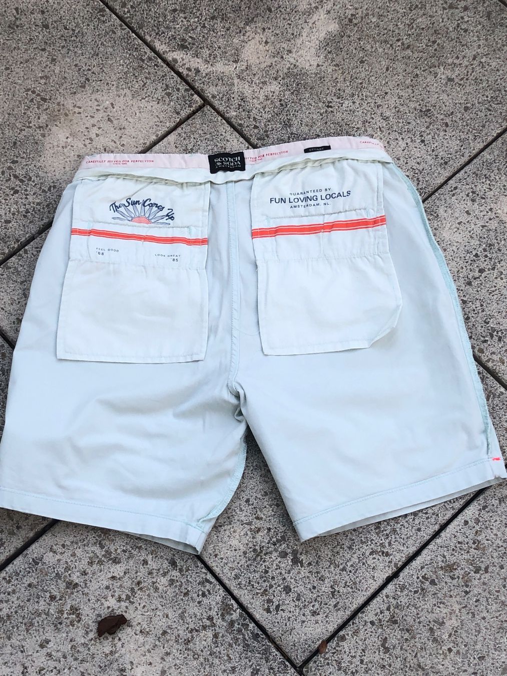 Maison Scotch Hosen: Scotch and Soda Stuart shorts in cloud colour – Gebraucht aus Lausanne von jul_jpm7 4