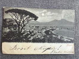 Alte Postkarte Napoli, St. Lucia, ca. 1900er Jahre