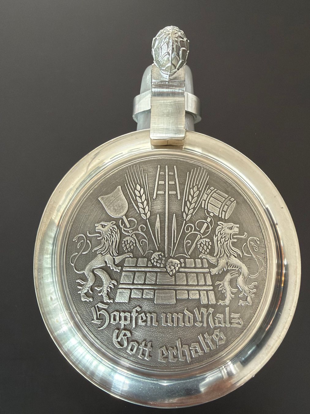 Bicchieri: Steinzeug 1l Massbier mit Zinndeckel – Usato da Cham venduto da Mg6045 3