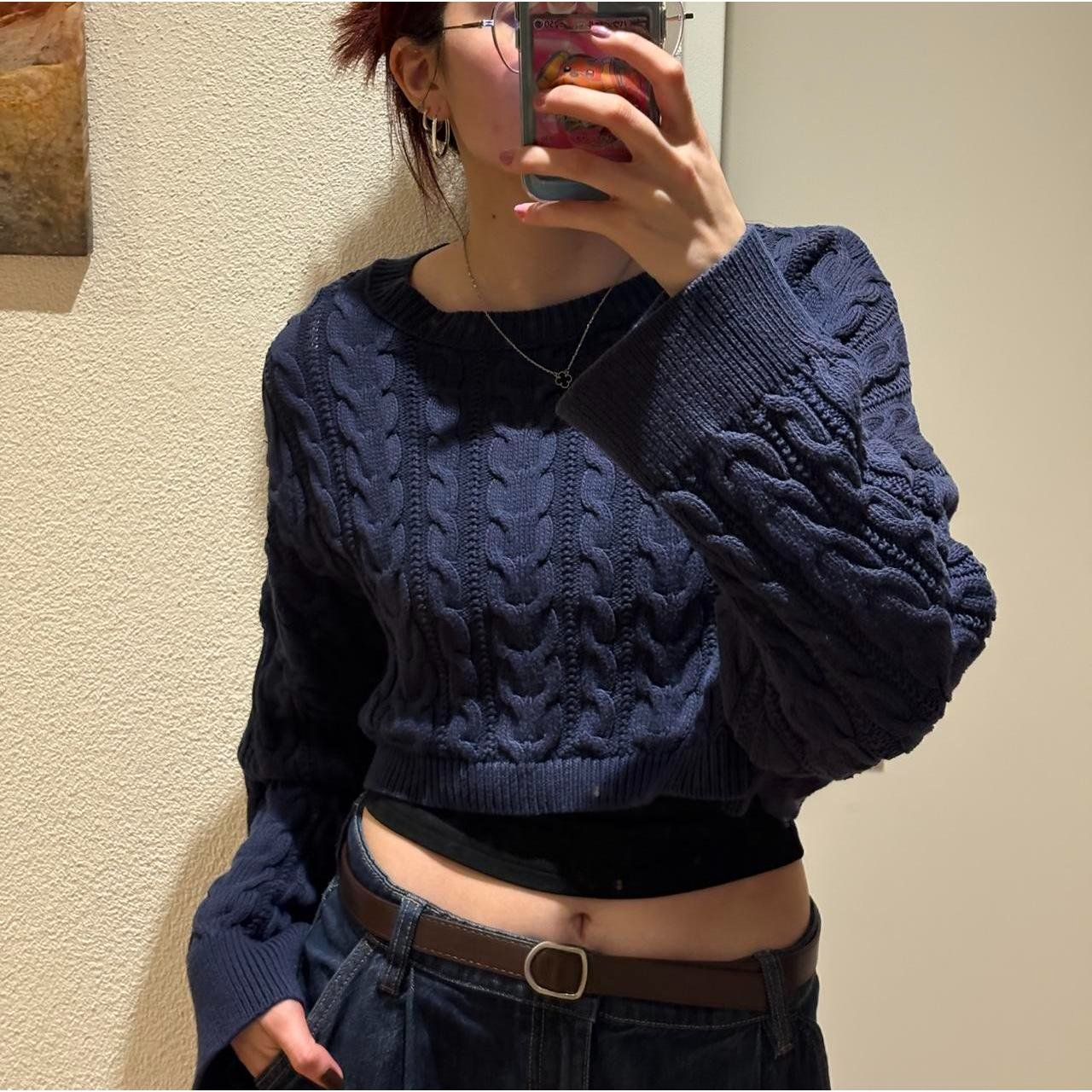 Pull&Bear Pullover & Sweatshirts: Navy sweater – Neu (gemäss Beschreibung) aus Matten b. Interlaken von anisacorner 1