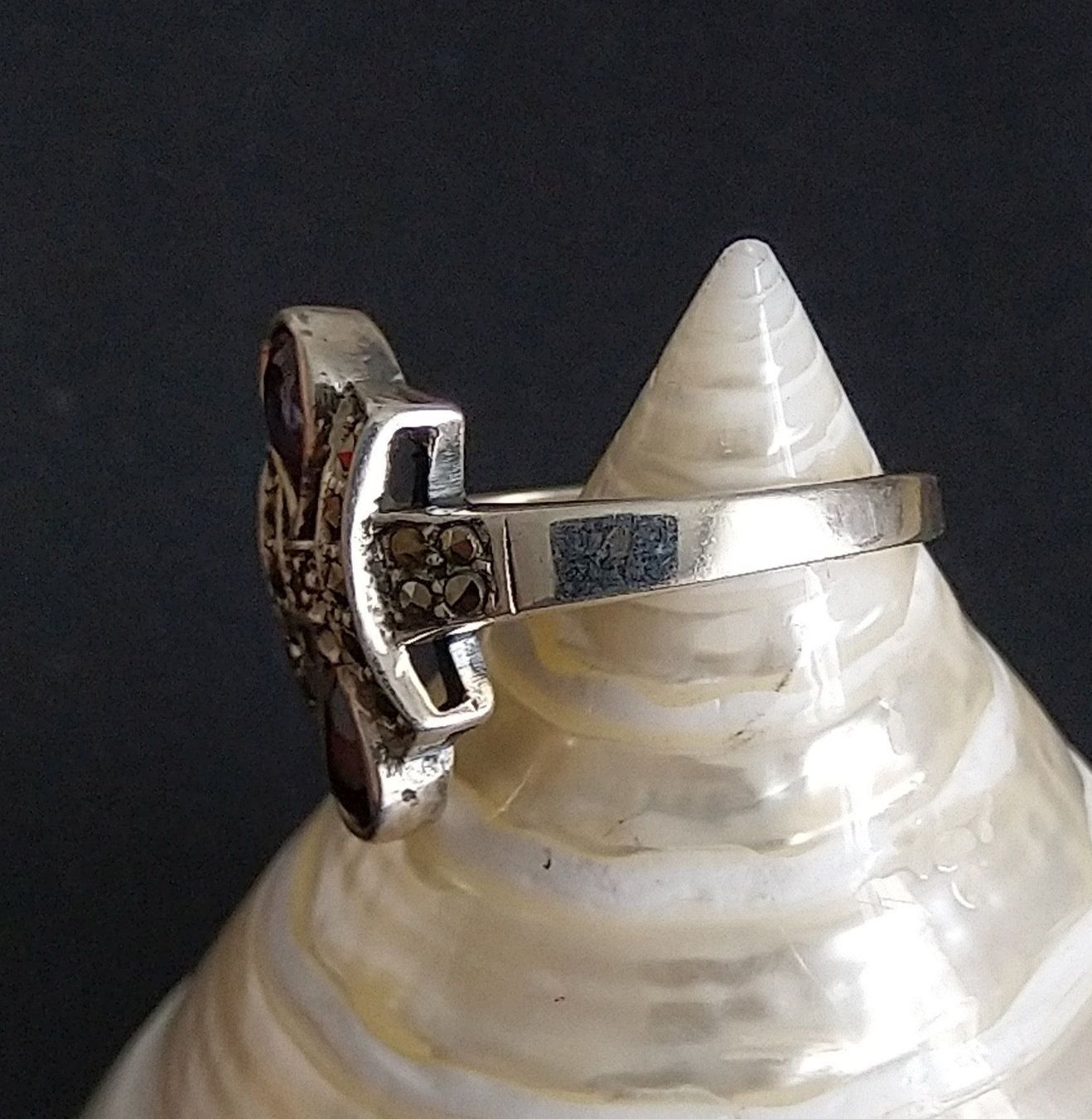 Anelli: RING IN 925 SILBER MIT MARKASITEN – Usato da Romanshorn venduto da BoutiqueA 3