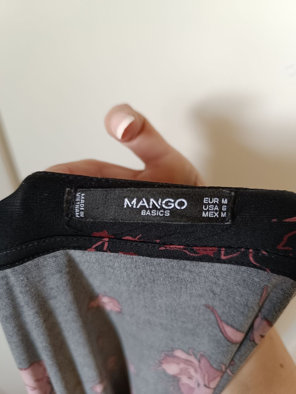 Mango Vestiti: Mango Wickelkleid, Herbstmuster, Gr. M – Usato da Zürich venduto da salsera44 4