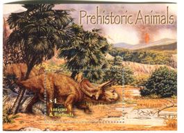 Block "Dinosaurier". Antigua und Barbuda