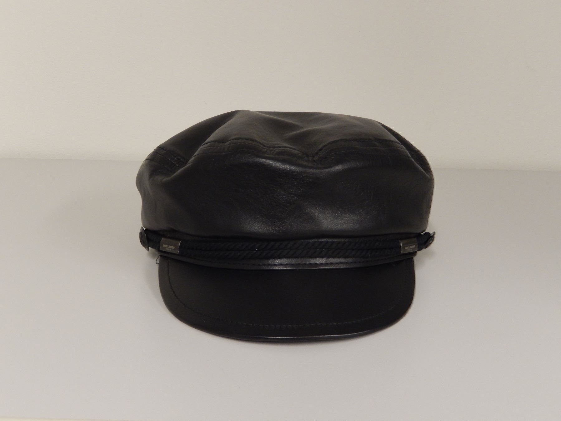 Saint Laurent Hüte, Mützen & Caps: Orig. SAINT LAURENT Ledermütze Gr. S – Neu (gemäss Beschreibung) aus Tuggen von vivira 3