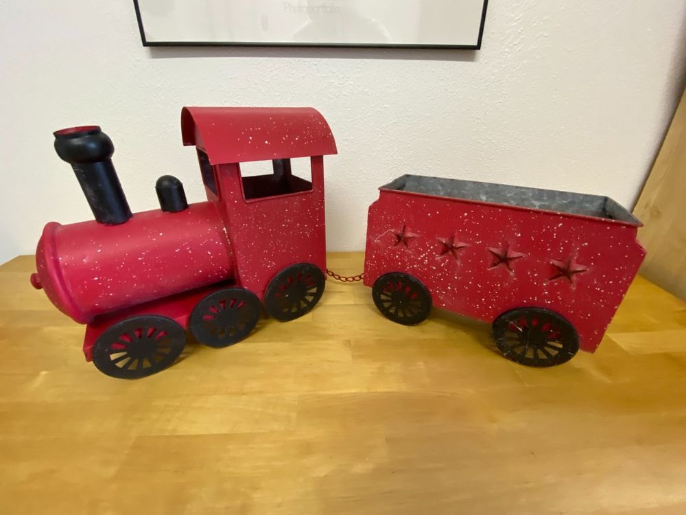Lokomotive mit Wagen aus Blech / Lok / Dampflok / Zug Kaufen auf Ricardo