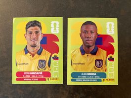 Panini ECU 4 und 18 Ecuador